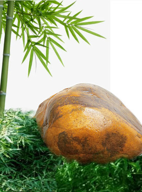 天然原石黄河石客厅熊猫相形石