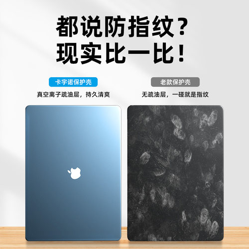 适用macbook保护壳macbookair保护套pro苹果电脑mac笔记本macpro14寸外壳13软M5透明15磨砂M4超薄16硅胶M3膜 - 图3