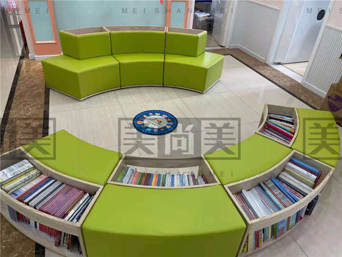图书馆绘本馆组合沙发书柜学校幼儿园早教阅览室整墙大树书柜 - 图2