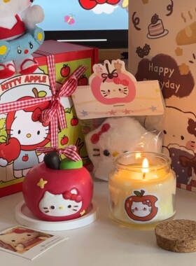HelloKitty苹果香薰蜡烛礼盒