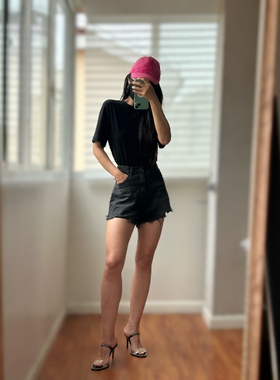 街头风格少女调性编织绳系带调节水洗擦色荧光粉鞋带式系绳棒球帽