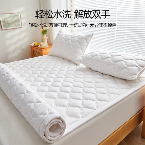 新疆棉花床垫软垫双面全棉薄款褥子可水洗四季通用纯棉薄垫保洁垫 - 图3