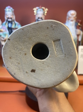 家居饰品景德镇陶瓷器纯手工艺雕塑站云观音菩萨佛像玄关人物摆件