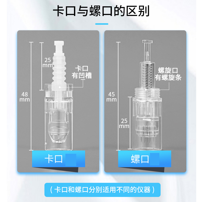 纳米微晶针头微针36针12mts中胚层飞梭笔电动导入美容仪器圆晶片-图0