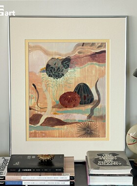 木吉海床】中古风客厅装饰画玄关画法式沙发背景墙高级感艺术画