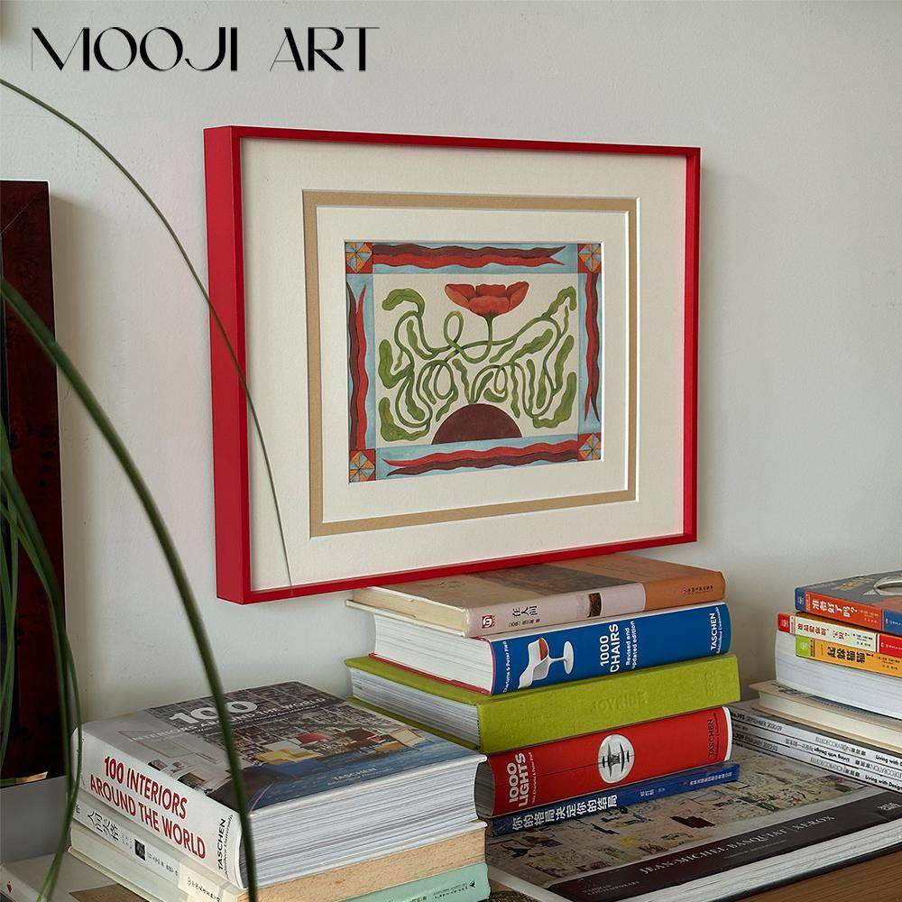 禧花满园】木吉现代中古客厅装饰画高级感玄关柜法式复古艺术壁画,淘宝优惠券,粉丝福利购,淘宝优惠卷