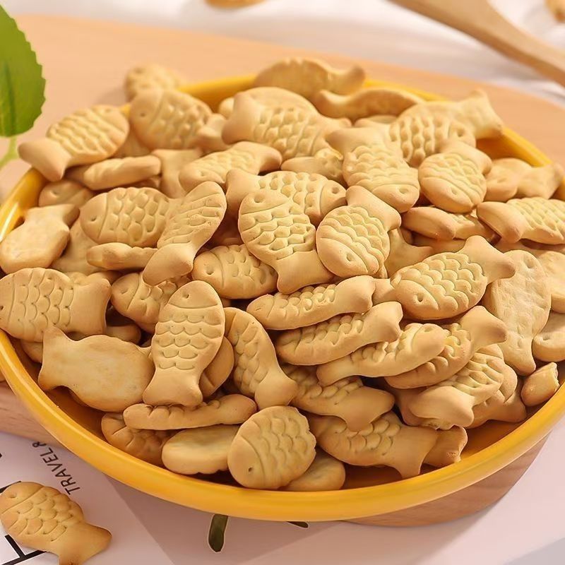 俄罗斯进口德姆卡小鱼饼干300克/袋小时候的味道零食 - 图0