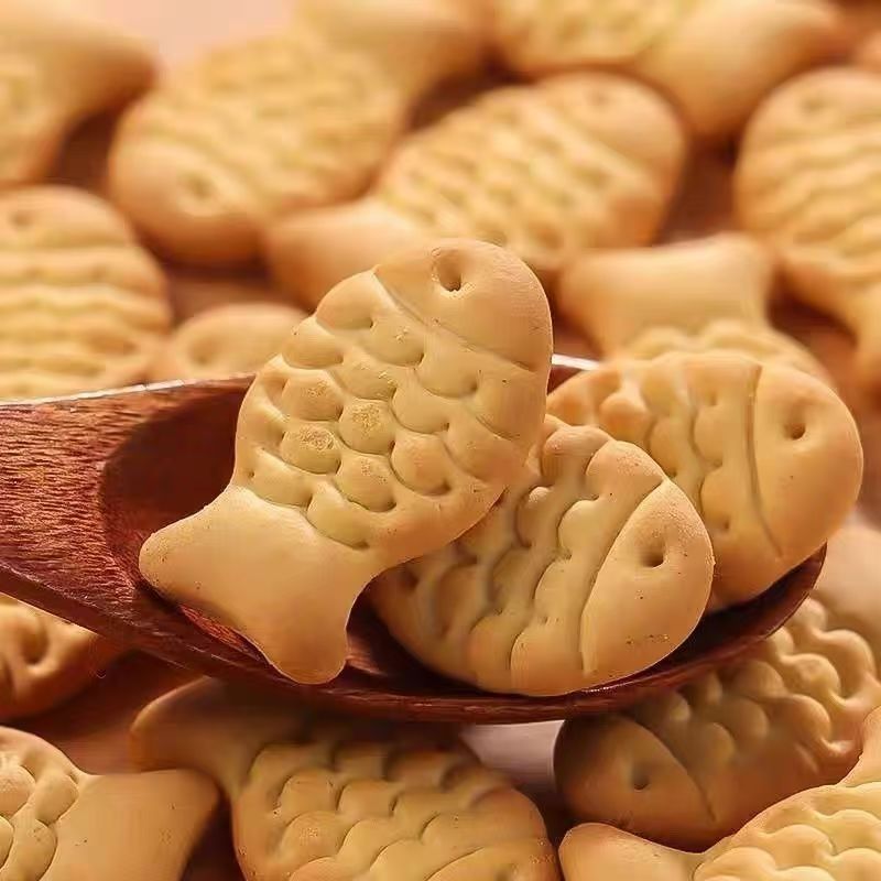 俄罗斯进口德姆卡小鱼饼干300克/袋小时候的味道零食 - 图1