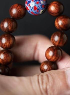 紫油梨 海黄老料1.2 约16g  木简约盘玩文玩念珠送礼饰品