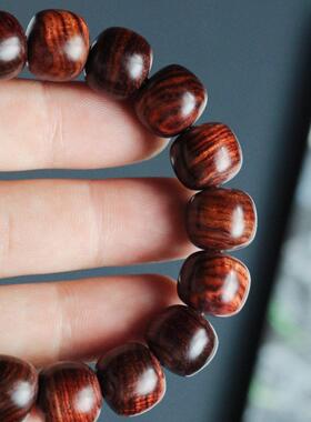 紫油梨1.5 秒沉水 油性密度 约31.6g手串木简约盘玩文玩念珠送礼