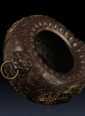 纯铜办公室招财家居客厅工艺品