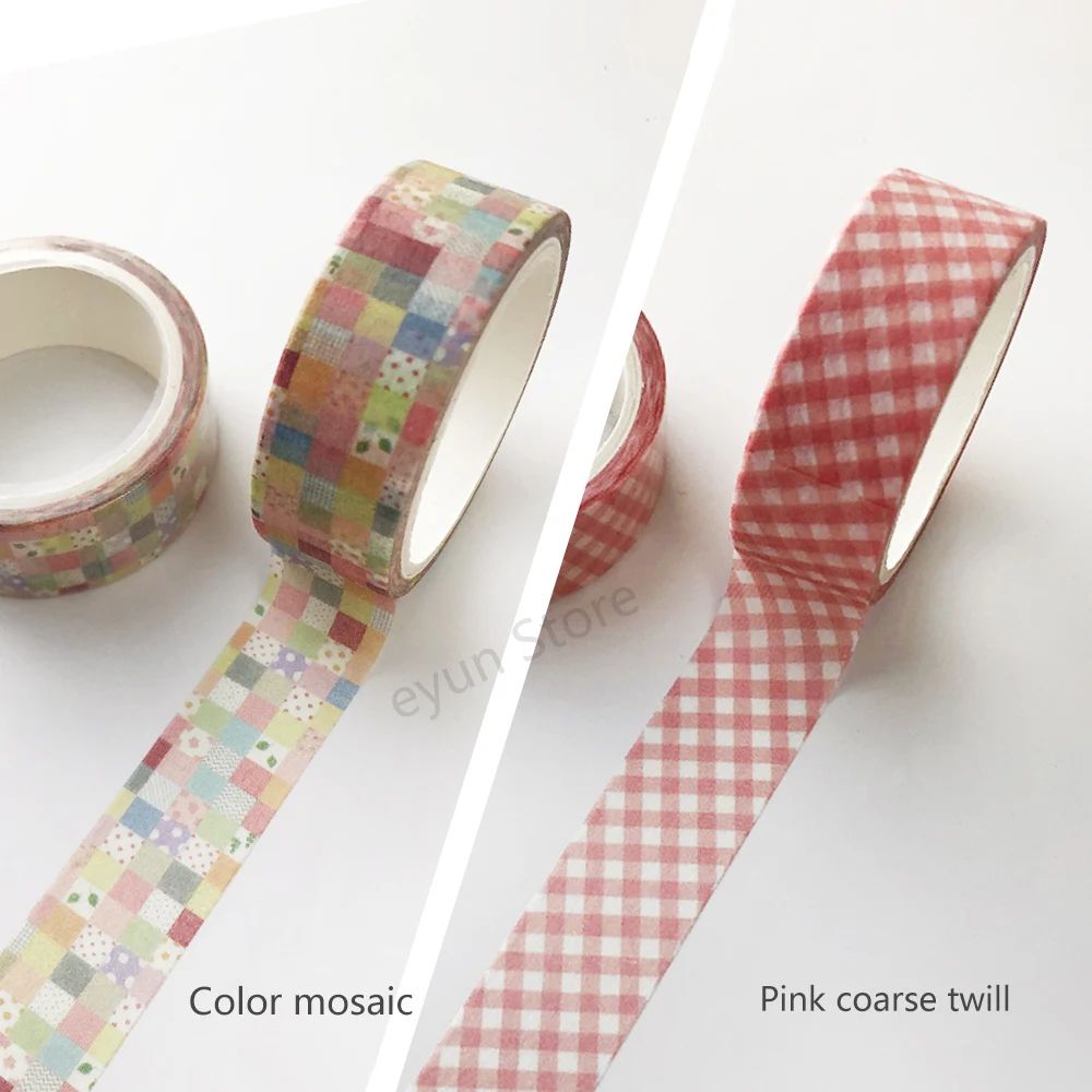 grid washi tape set Japanese paper diy planner masking adhes-图2