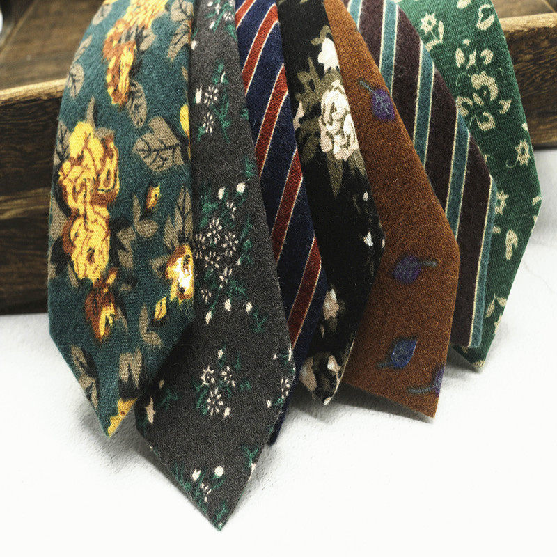 墨绿色花纹复古休闲结婚上班领带棉麻重彩条纹棕色咖色黑色仿羊毛,淘宝优惠券,粉丝福利购,淘宝优惠卷