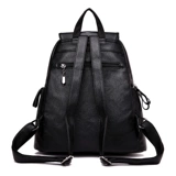 Рюкзак, универсальная вместительная и большая кожаная сумка через плечо, из натуральной кожи, в корейском стиле, анти-кража