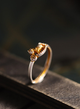 999足银马上有钱小巧女士戒指