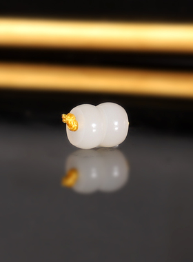 新疆和田玉白玉散珠6x3.3mm 2372号 柔光羊脂玉隔珠配珠 一物一图