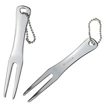 Original IMPORTED LITE GOLF FRUITS RIDGE FORKED TITANIUM FORK STAINLESS STEEL SUS430 TRACK LAWN Lawn Patching Tool
