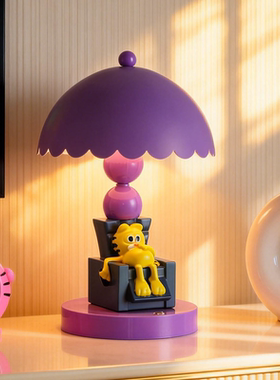 创意可爱加菲猫躺平创意台灯