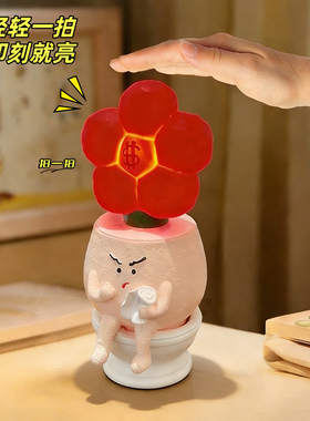 2026新年创意马桶有钱花小夜灯