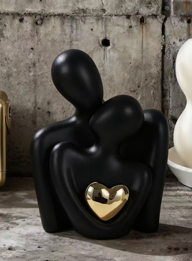 简约现代家居客厅酒柜摆件高级感