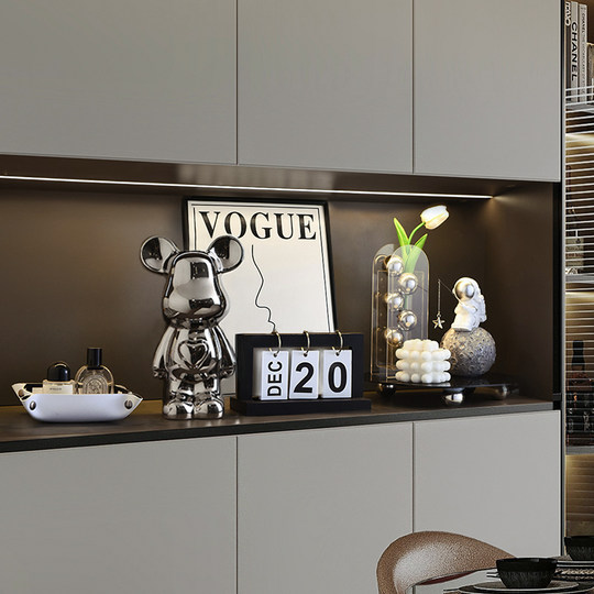 Adornos de decoración de entrada de mobiliario suave de alta gama.