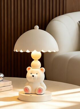 创意可爱维尼熊台灯桌面装饰摆件