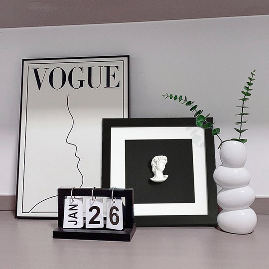 Adornos de decoración de entrada de mobiliario suave de alta gama.