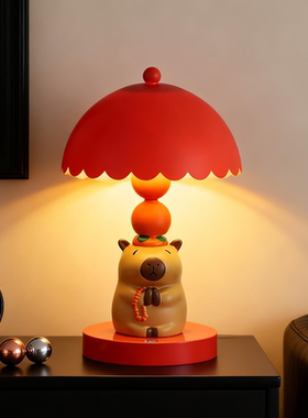 卡通可爱卡皮巴拉台灯装饰品