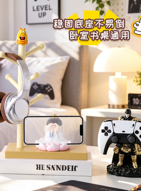 爆笑虫子树形收纳架桌面耳机挂架