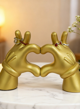 米奇比心手首饰收纳挂架桌面摆件