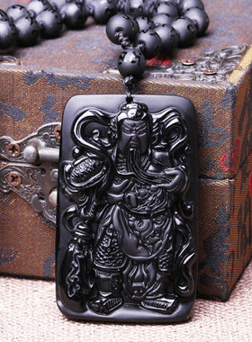 黑曜石关公武财神