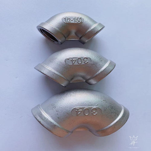 304不锈钢弯头 内牙内丝90度弯管接头直角水管配件1/2分4分6分1寸 - 图3