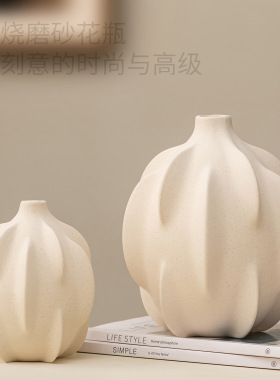新款陶瓷花瓶家居水培插花器摆件桌面客厅现代装饰品跨境批发代发