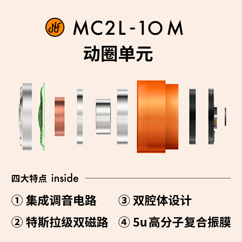 宁梵声学 NA2+ 入耳式有线耳机 发烧hifi动圈高音质流行摇滚耳塞 - 图2