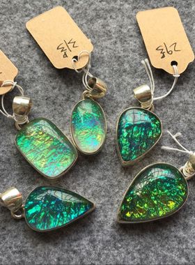 纯手工制作绚丽风多彩吊坠新品