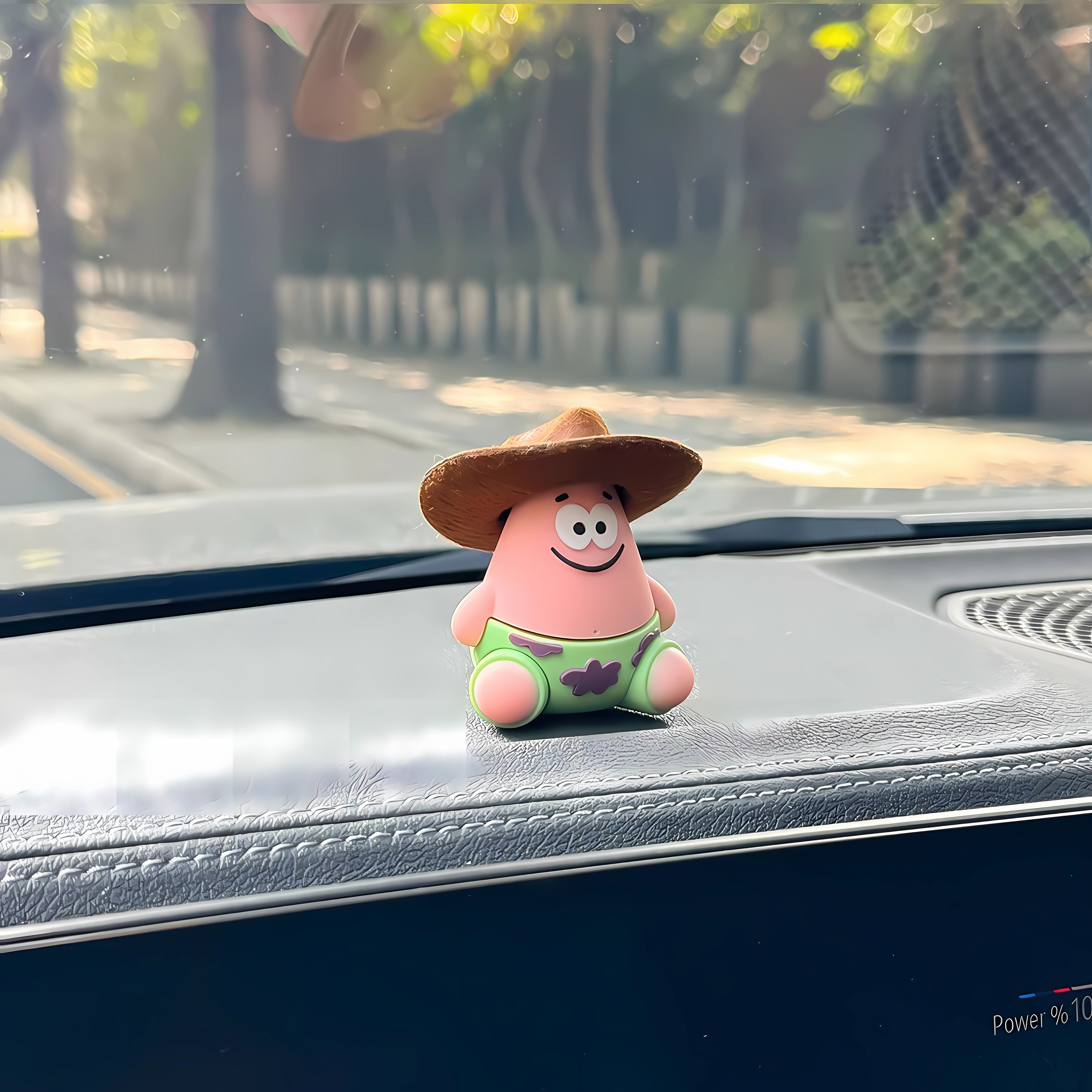 西部牛仔海绵宝宝派大星治愈车内饰品摆件汽车车载桌面车载摆件,淘宝优惠券,粉丝福利购,淘宝优惠卷