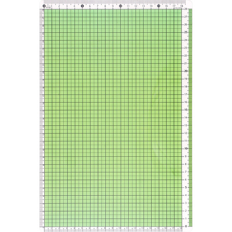 中小学生带刻度尺垫板儿童练字田字格1cm5mm方格大A4彩色透明塑料_虎窝淘