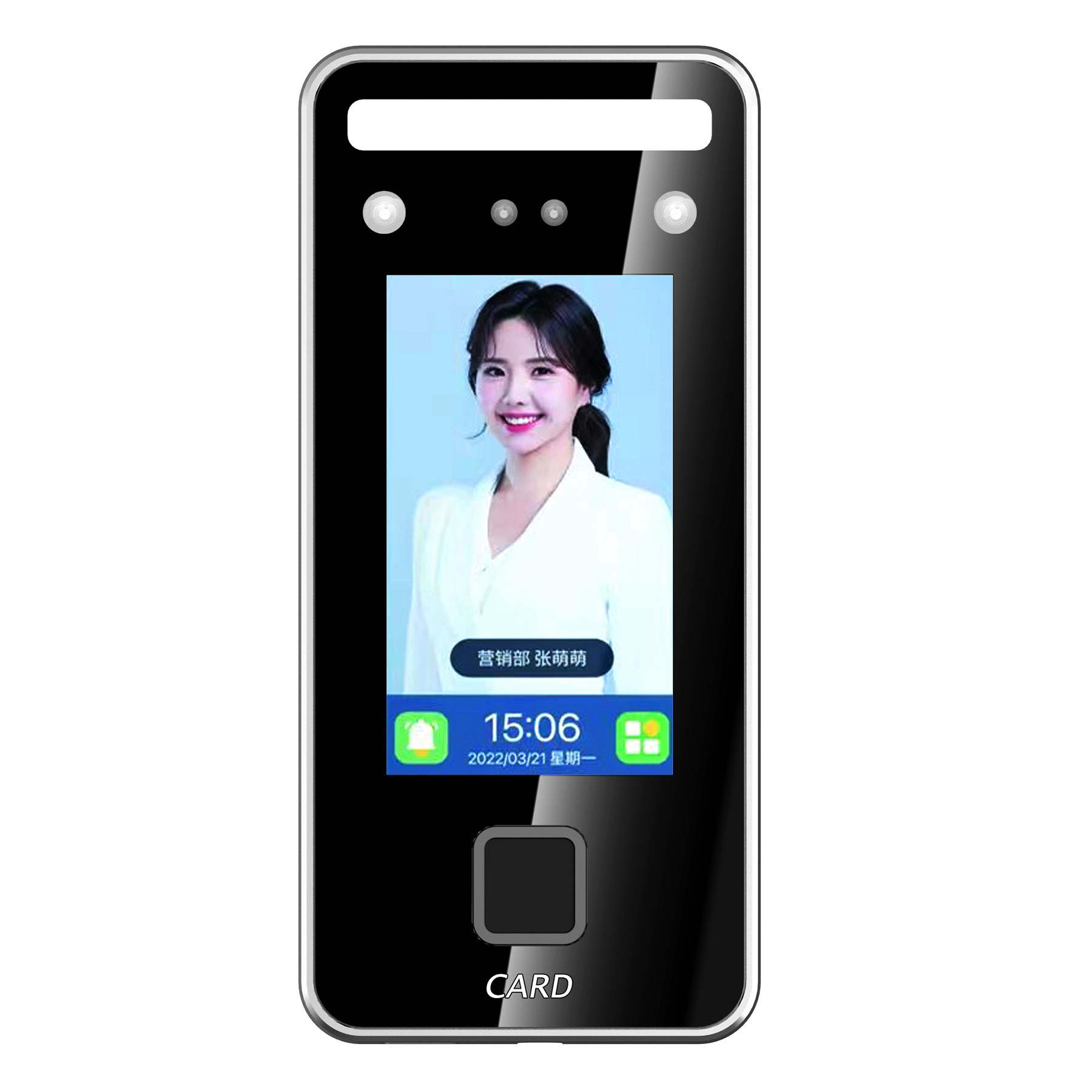 Face recognition access control attendance machine card swipe fingerprint password