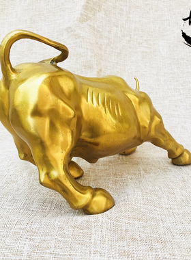 华尔街牛摆件开业乔迁礼品