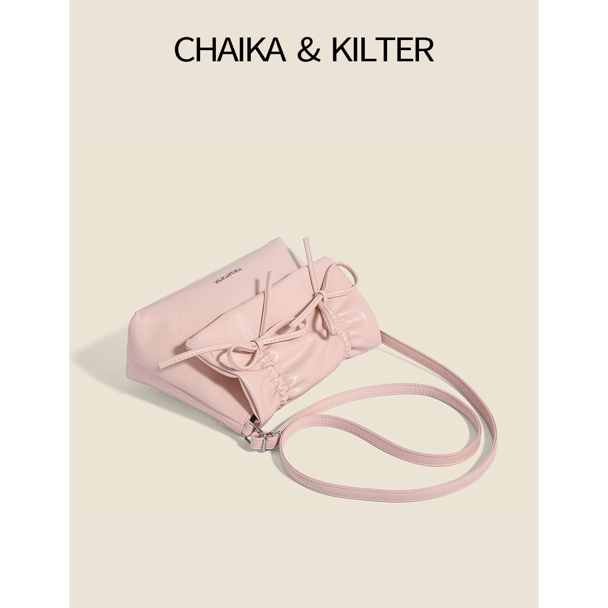 CHAIKAKILTER2025春夏新款简约蝴蝶结单肩手机包包女大容量小方包,淘宝优惠券,粉丝福利购,淘宝优惠卷