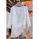 LT02 ຂອງແມ່ຍິງ 25105 ເສື້ອ lace spring and summer style 9-quarter sleeve bottoming shirt