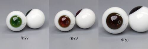 ob11手捏娃玻璃眼珠bjd（16-30可动球形彩珍珠）8.10.12.14.16mm - 图2