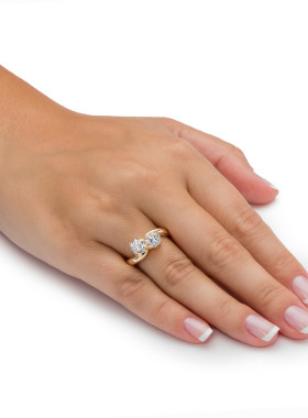 925银立方氧化锆复古女士戒指