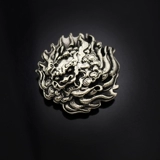 Pure Copper Beast Lion, Wealth Clate Buckle Персонализированная одежда аксессуары аксессуары аксессуары Diy Wind Gucle Decorle Guckle Edc Budgle Gudle