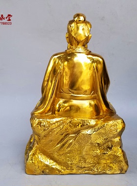 铜孙思邈铜像药王医圣诊所礼品药房定制铜器装饰铜孙思邈摆件