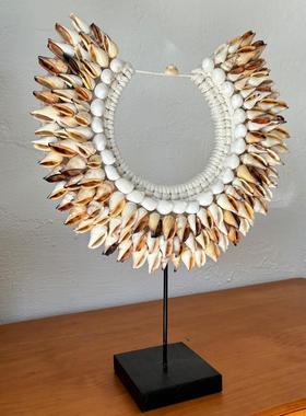 手工贝壳摆件装饰客厅装饰