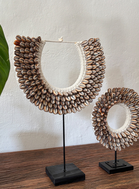 简约风桌面贝壳摆件创意设计