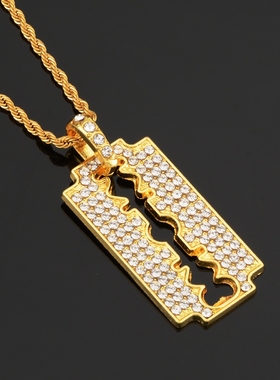 夜店街头风男女款合金挂饰项链