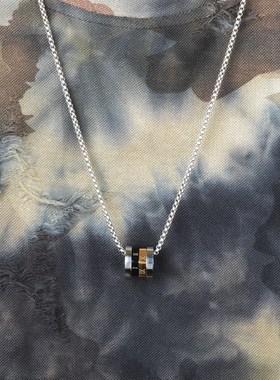 欧美日韩风街舞挂饰钛钢项链