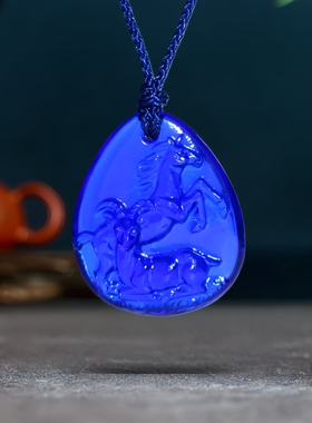 2026年宋韶光属马吉祥物马羊喜合吊坠宋绍光客厅招财琉璃摆件